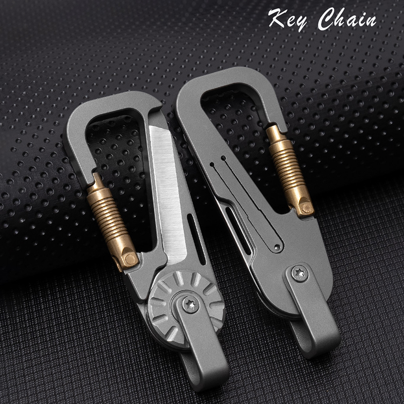 Titanium Alloy EDC Keychain Wi - Edc Car Carry reseña y precio