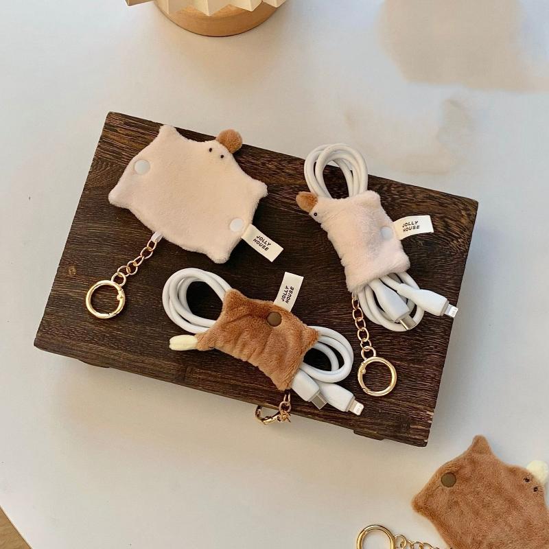 Lovely Fluffy Duck-bill Cable  - Cable Winder Keychain reseña y precio
