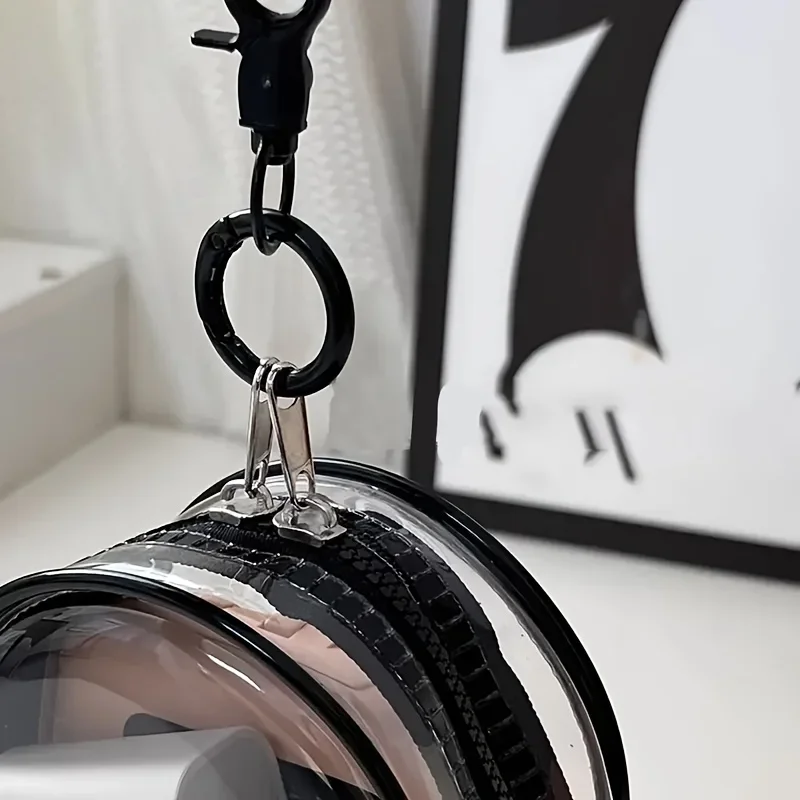 Portable Mini Clear Zipper Sto - Cable Winder Keychain reseña y precio