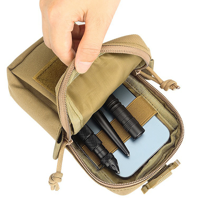 Molle Backpack Strap Bag Phone - Edc Carry Pouch reseña y precio