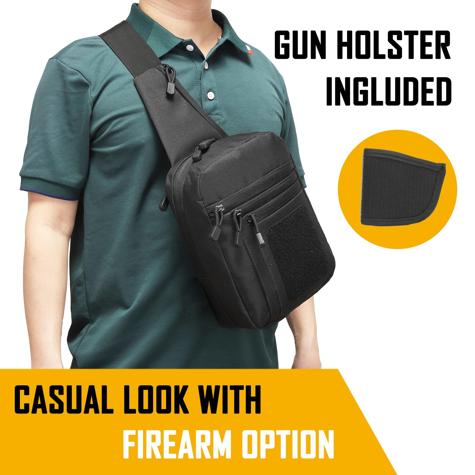Concealed Carry Crossbody Bag  - Edc Carry Pouch reseña y precio